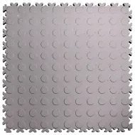 Šedá PVC vinylová zátěžová dlažba Fortelock Industry Eco - 51 x 51 x 0,7 cm
