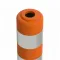 Oranžový plastový (PVC) dopravní výstražný sloupek