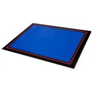 Modrá antibakteriální vstupní rohož (lem - 4 strany) pro pěší koridory FLOMA - 80 cm x 200 - zvětšit obrázek