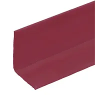 Červená plastová PVC soklová lišta F348 - 40 m x 3 cm x 3 cm