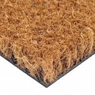 Hnědá kokosová zátěžová čistící zóna FLOMA Natural Coco - 150 x 200 x 1 cm - zvětšit obrázek