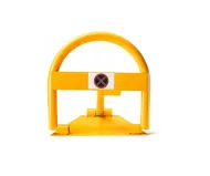 Žlutá ocelová parkovací zábrana - 40 x 41 cm