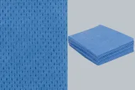 Modrá textilní rychlosavá průmyslová čisticí utěrka FLOMA WPDN55 - 40 x 30 cm - 20 ks