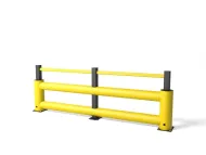 Žlutá bezpečnostní zábrana Double plus TB 400 - 75 x 115 cm