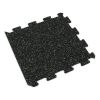 erno-zelen gumov modulov puzzle dlaba (okraj) FLOMA FitFlo SF1050 - 95,6 x 95,6 x 0,8