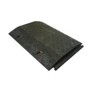 Černý plastový kabelový most (4x35x35, 1x35x40) FLOMA CPR27 - 80 x 60 x 6 cm