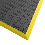 Černá gumová průmyslová protiskluzová protiúnavová rohož Diamond Flex - 163 x 102 x 1,87 c - zvětšit obrázek