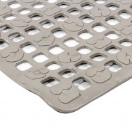 Béžová protiskluzová podložka do vany FLOMA - 74 x 35,5 cm