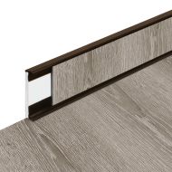 PVC vinylová soklová podlahová lišta Fortelock Business Scandinavian oak W002 brown - 200 