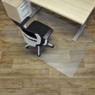 Průhledná ochranná podložka pod židli na hladké povrchy FLOMA OCMat Profi - 200 x 120 x 0,