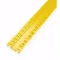 Žlutý plastový kabelový most - 100 x 14 x 2 cm