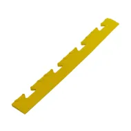 Žlutý plastový PVC nájezd samice pro dlažby Tenax (diamant) - 48 x 5,1 x 0,8 cm