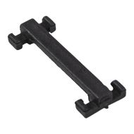 Černá plastová spojka pro rohože Otti FLOMA - 10 ks