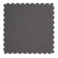 Grafitová plastová (PVC) zátěžová dlažba Fortelock Industry ECO (kůže) - 51 x 51 x 0,7 cm