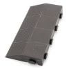 Hnědý plastový nájezd samec pro terasovou dlažbu Linea Combi - 40 x 20,5 x 4,8 cm