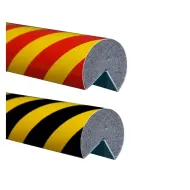 Černo-žlutá pěnová reflexní výstražná ochrana rohů zdí, stěn typ AC - 4,5 x 100 cm