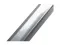 Stříbrná hliníková ochrana rohů zdí a stěn (L-prof
