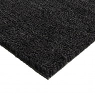Černá kokosová čistící vstupní rohož FLOMA Rucco - 40 x 60 x 1,7 cm