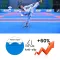 Červeno-modré puzzle modulové tatami Champion - 10