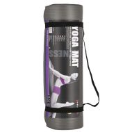 Šedá podložka na jógu HMS - 183 x 61 x 1,5 cm