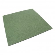 Zelená gumová dlažba (deska) FLOMA SportFlo S800 - 98 x 98 x 2 cm - zvětšit obrázek