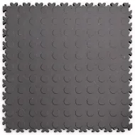 Grafitová plastová (PVC) zátěžová dlažba Fortelock Industry ECO (penízky) - 51 x 51 x 0,7 