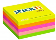 Blok lepící Stickn, 76x76 mm, neon mix - zvětšit obrázek