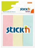 Záložky 76x25mm 3x50listů pastelové