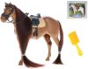 Kůň 15cm stojící, s doplňky, 2barvy