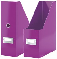 Stojan na časopisy Leitz Click-N-Store, purpurová - zvětšit obrázek