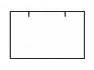 Contact 25x16 mm bílé - zvětšit obrázek
