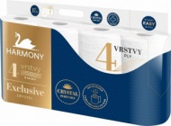 Toaletní papír Harmony Exclusive Crystal, 4 vrstvý, 8 ks - zvětšit obrázek