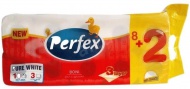 Toaletní papír Perfex Pure White, 10 ks - zvětšit obrázek