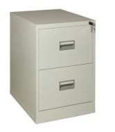 Kovová 2-zásuvková kartotéka - zvětšit obrázek