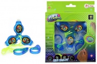 Spinner létající na provázku svítící plast 9 cm - zvětšit obrázek