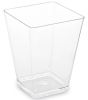 Fingerfood kelímek hranatý, čirý 160 ml, 20ks