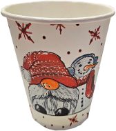 Kelímek papírový 0,2l, Sněhulák, 70 ks