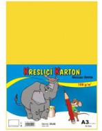 Kreslicí karton A3/180g žlutý
