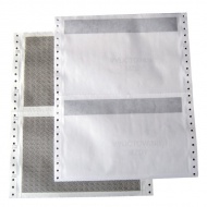 Mzdová obálka - Tabelační papír 250mm x 6" (1+2) 1000 listů, boční perforace NCR - zvětšit obrázek