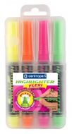 Zvýrazňovač Centropen 8542 Highlighter Flexi sada /4 SE - zvětšit obrázek