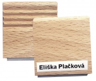 Razítko pro prvňáčka - jmenovka se štítkem