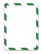 Magnetický bezpečnostní rámeček Magneto A4 zeleno-bílý/2 ks - zvětšit obrázek