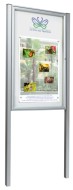 Sloupky 60x40 pro přímé zapuštění do betonu stříbrná  - zvětšit obrázek
