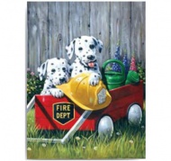 Malování podle čísel 22x30 cm Dalmatýni - zvětšit obrázek