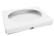 Krabice dárková bílá 250×180×35 mm