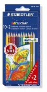 Pastelky NORIS CLUB 10 + zlatá a stříbrná - zvětšit obrázek