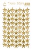 Samolepky hvězdy zlaté holografické 829 gg