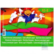 Barevný papír - samolepící A5 - zvětšit obrázek