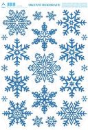 Vločky 1 - tisk modrými glitry - zvětšit obrázek