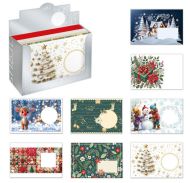 Obálka B6 s potiskem – mix vánočních motivů - zvětšit obrázek
